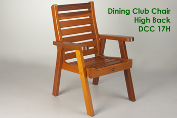 Dining Club Chair - High Back